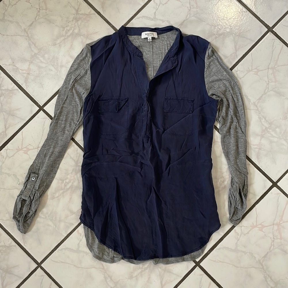 Aritzia silk longsleeve